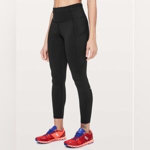 Lululemon | 7/8 Tight  *Non-Reflective Nulux 25" Black Size 10